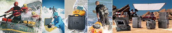 Protective Waterproof Cases from Peli and B&W